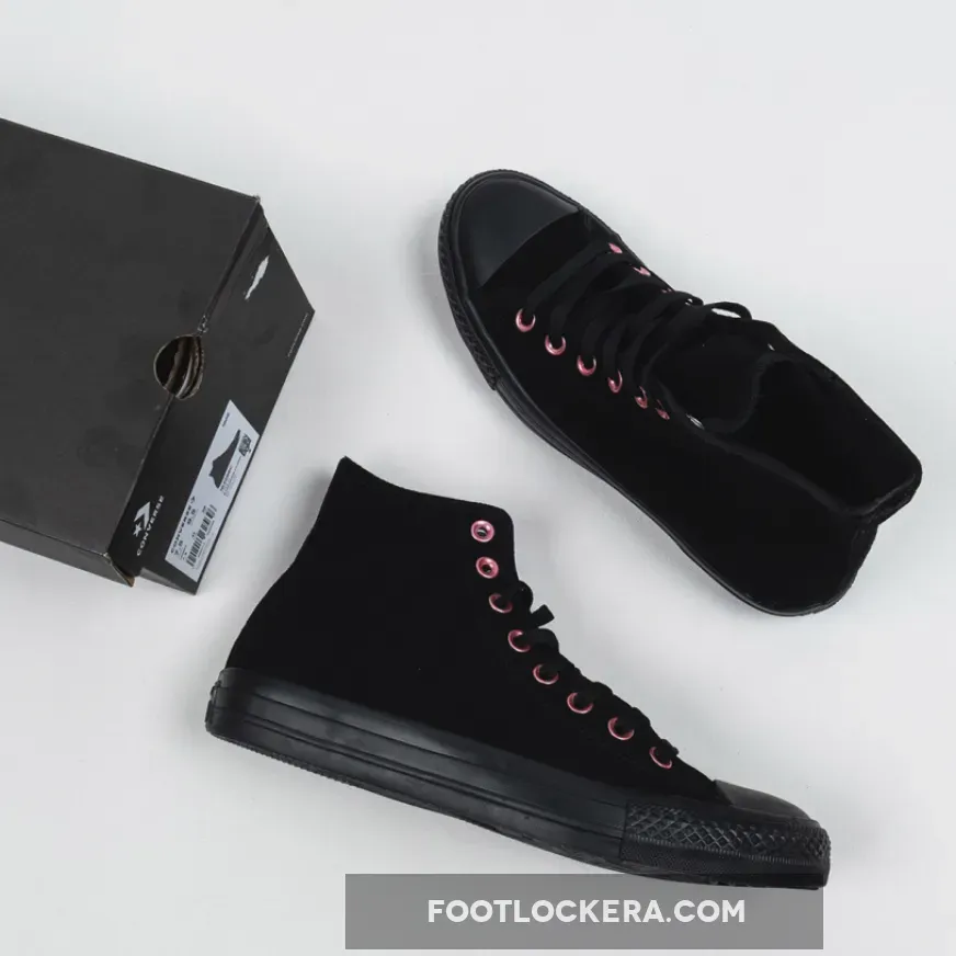 Converse Chuck Taylor All Star Hearts High Top Black #converse black with hearts