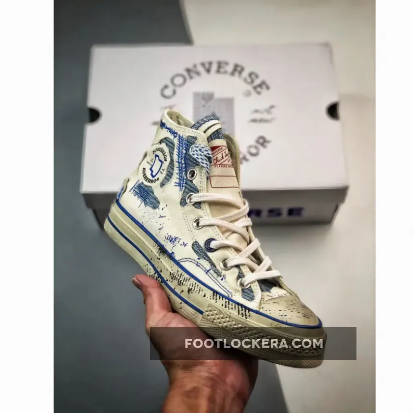 Ader Error x Converse Chuck 70 Hi White Blue Blue Converse