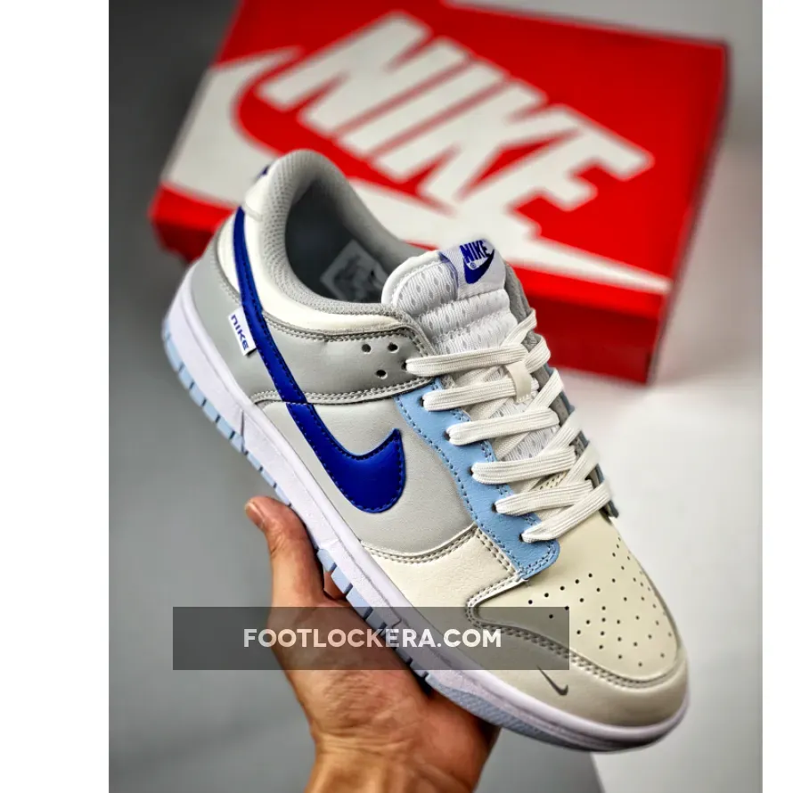 Nike Dunk Low GS Grey Blue Beige FB1843-141 nike dunks low grade school