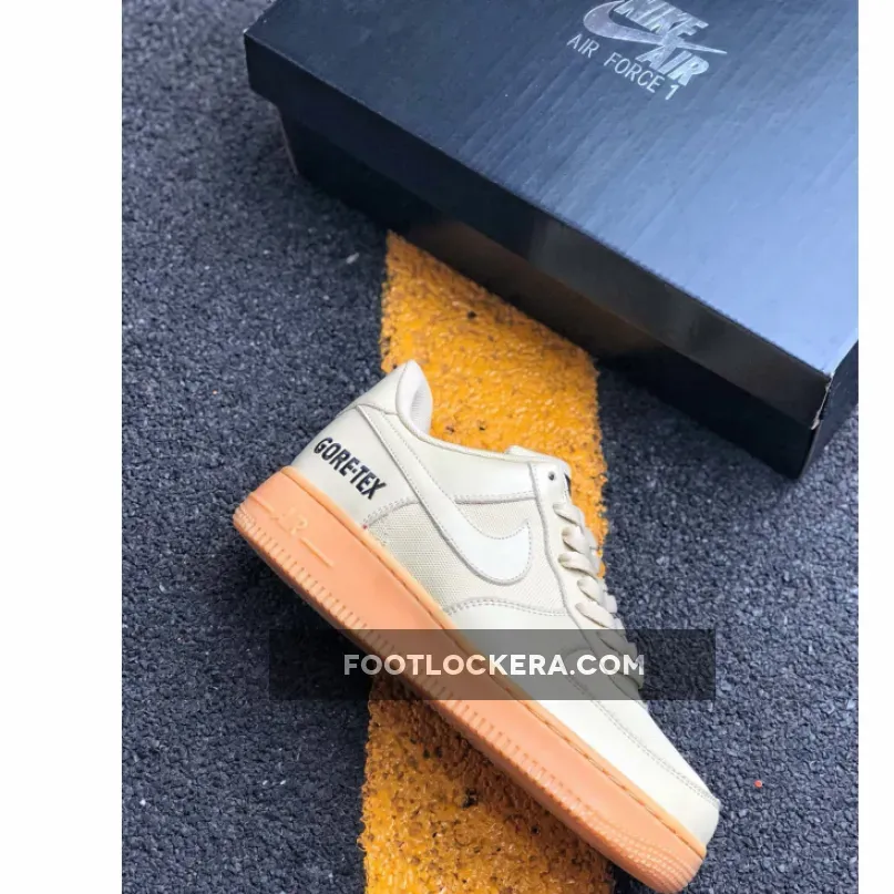 Nike Air Force 1 Gore-Tex Team Gold/Khaki-Gold-Black - nike air force one low gore-tex team gold khaki
