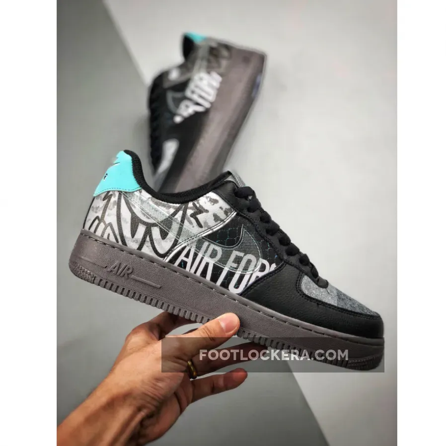 Nike Air Force 1 Off Noir/Pure Platinum/Black/Gunsmoke - Air Force 1 Off Noir Black CI0066-001