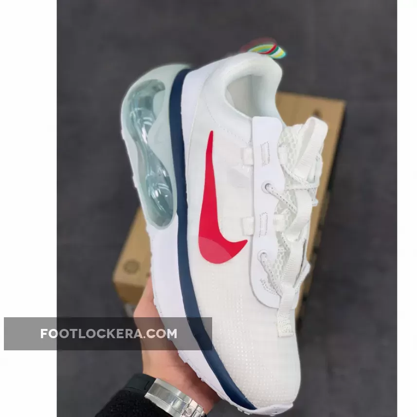 Nike Air Max White Red Navy Trainers - air max 2021 review