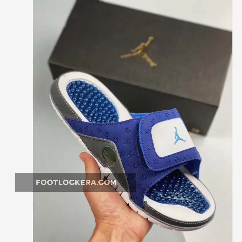 Air Jordan Hydro 13 White Blue Online