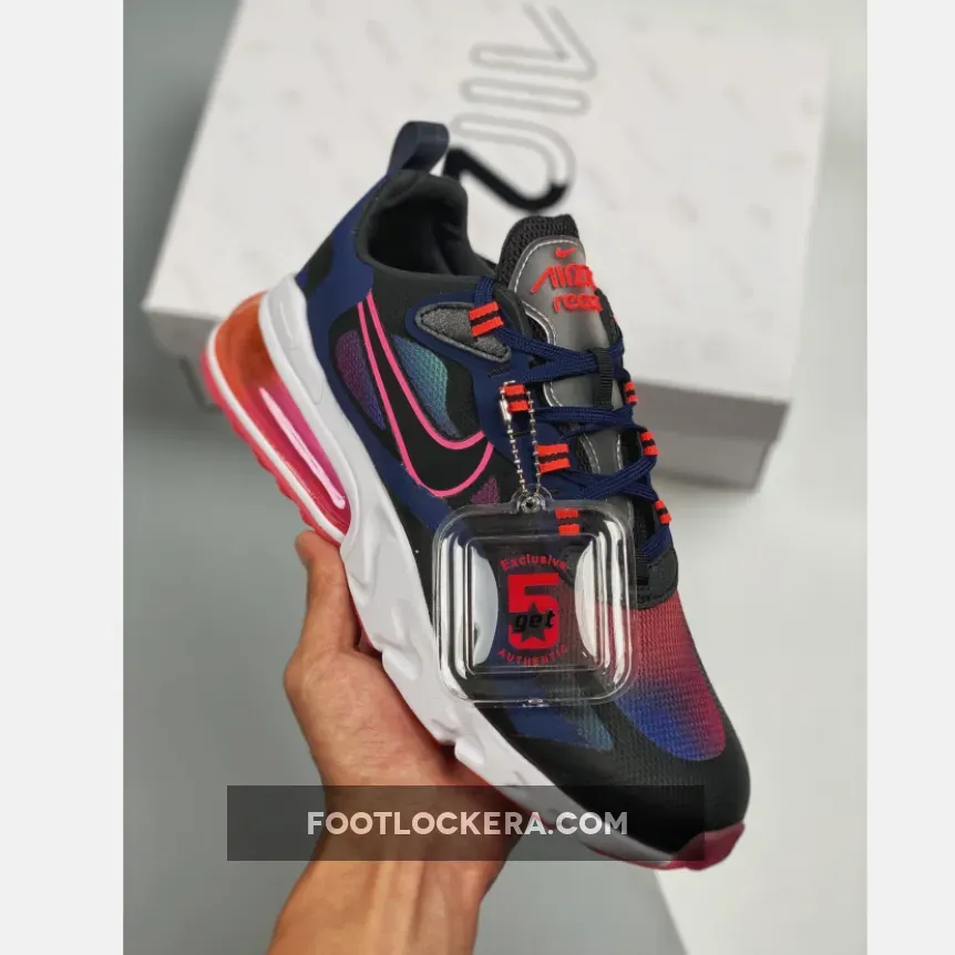 Nike Air Max 270 React Midnight Navy Hyper Pink #navy blue nike 270 CK6929-400