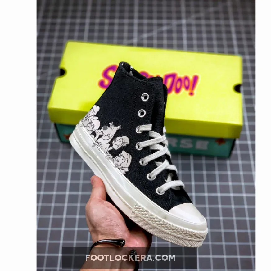 Scooby-Doo x Converse Chuck 70 High Top Black - is scooby doo black