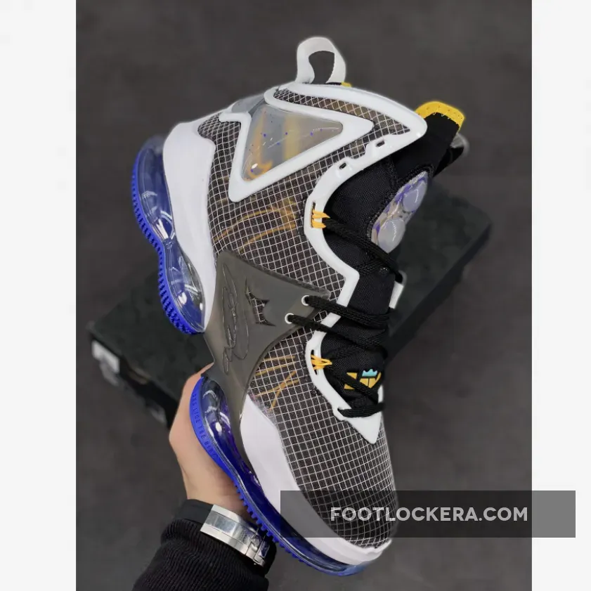Lebron 19 Hardwood / Nike LeBron 19 'Hardwood Classic' Black/White-Yellow DC9340-002