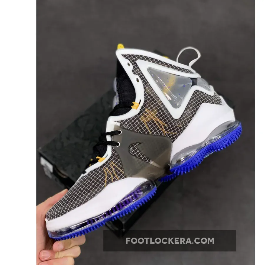 Lebron 19 Hardwood / Nike LeBron 19 'Hardwood Classic' Black/White-Yellow DC9340-002