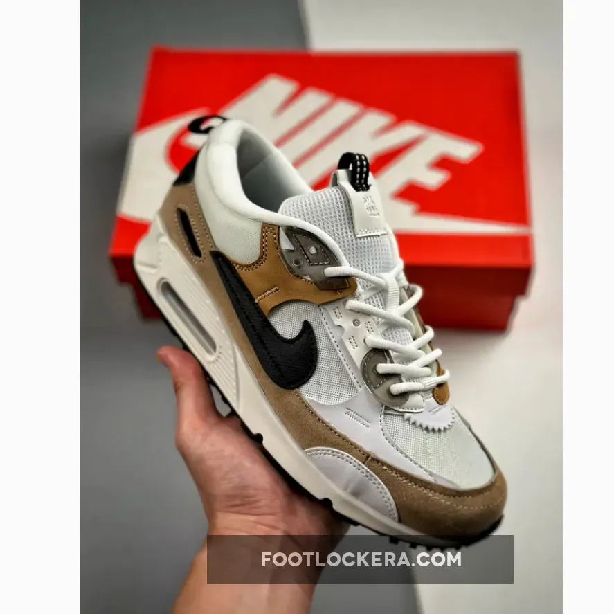 Nike Air Max 90 Futura White Tan Black WMNS DM9922-002