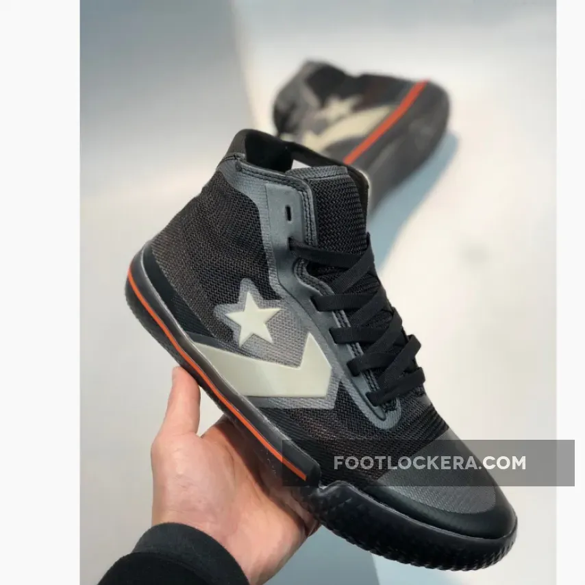 Converse All-Star Pro BB Black/Grey/Orange 1666267983 Discount
