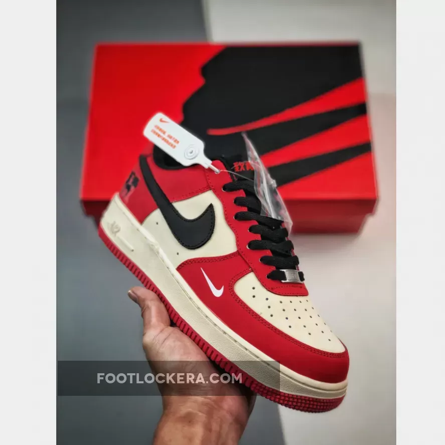 red and black air force 1 womens