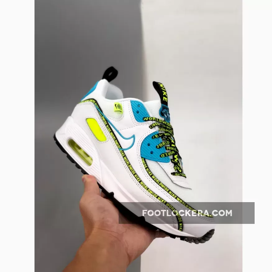 Nike Air Max 90 Worldwide White Volt CZ6419-100