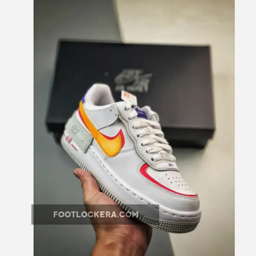 Nike Air Force 1 Shadow Gundam White Siren Red Sundial New Arrival | gundam jordans