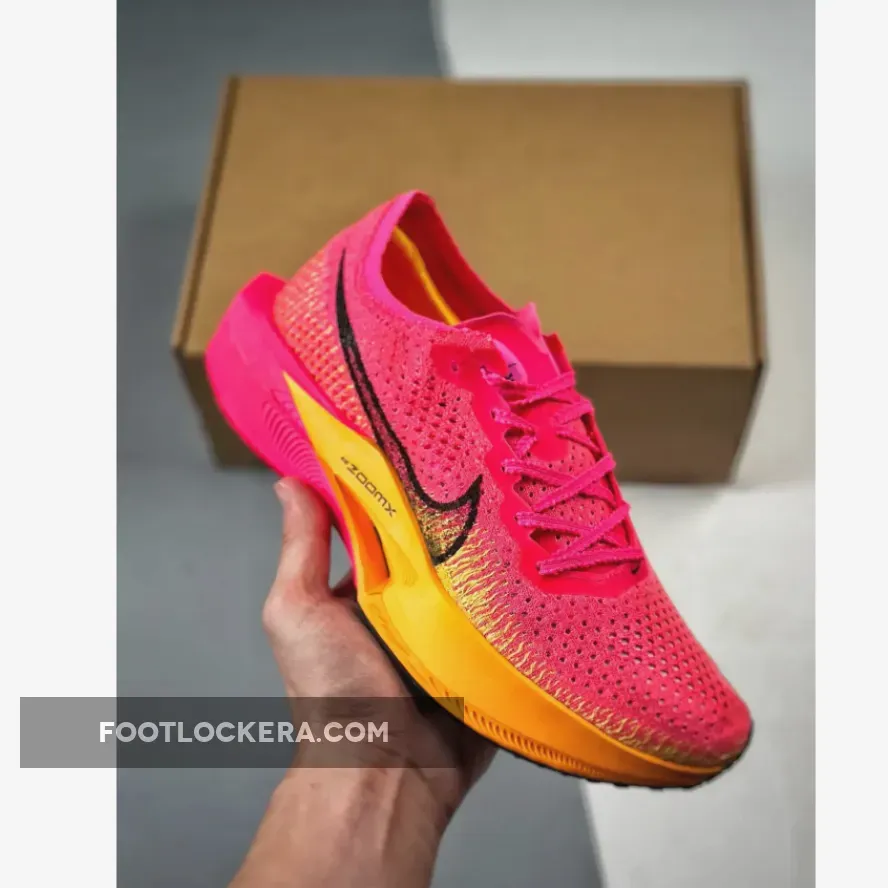 Nike ZoomX Vaporfly 3 Hyper Pink Orange | PINK LASER