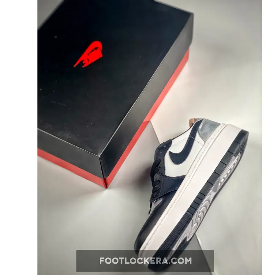 Air Jordan 1 Elevate Low 'Silver Toe' White/Black-Silver DQ8561-001 - jordan 1 silver and black