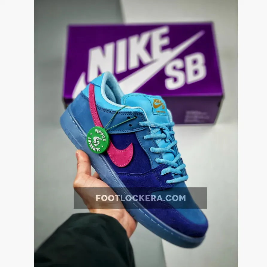 Run The Jewels x Nike SB Dunk Low Deep Royal Blue/Pink-Blue Chill - nike sbs low