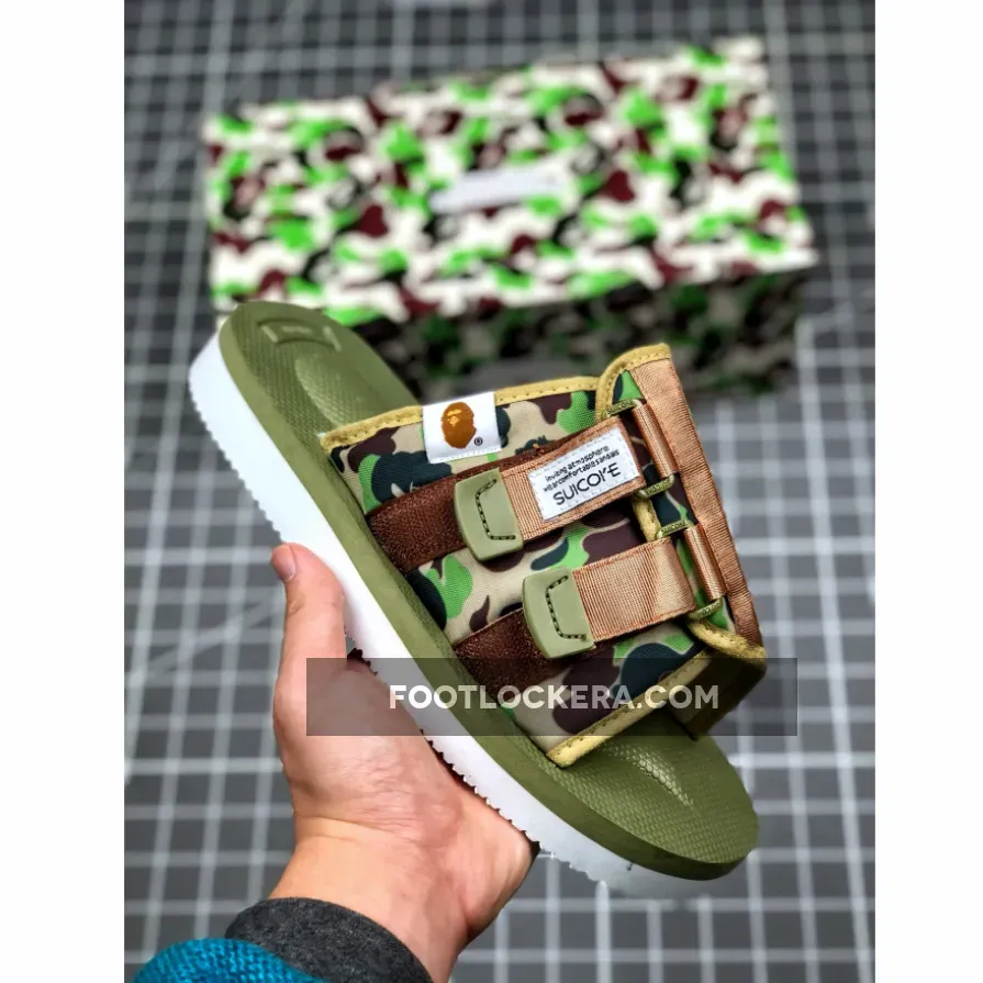 Suicoke X Bape ABC Kaw-Ape Green OG-081APE New Releases
