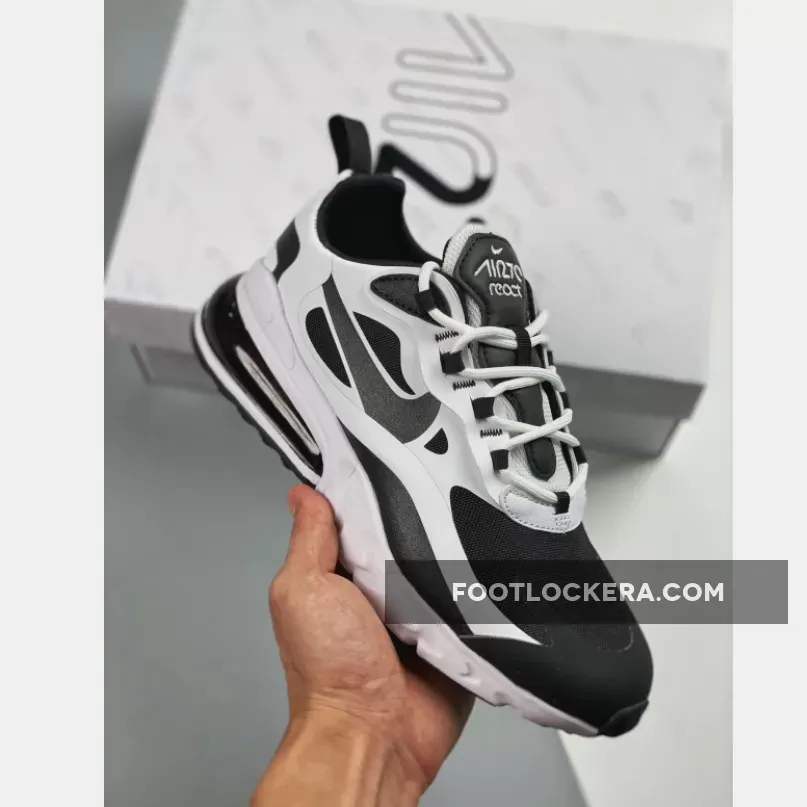 Nike Air Max 270 React 'White Black' CT1646-100 Discount