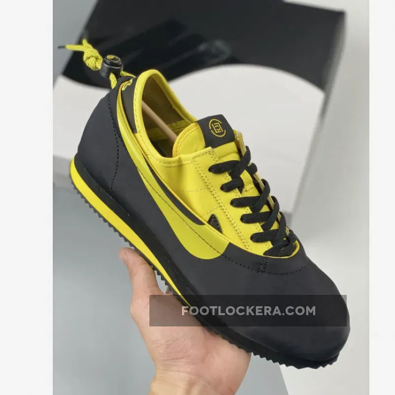 CLOT X Nike Cortez Black Varsity Maize DZ3239-001 For Sale