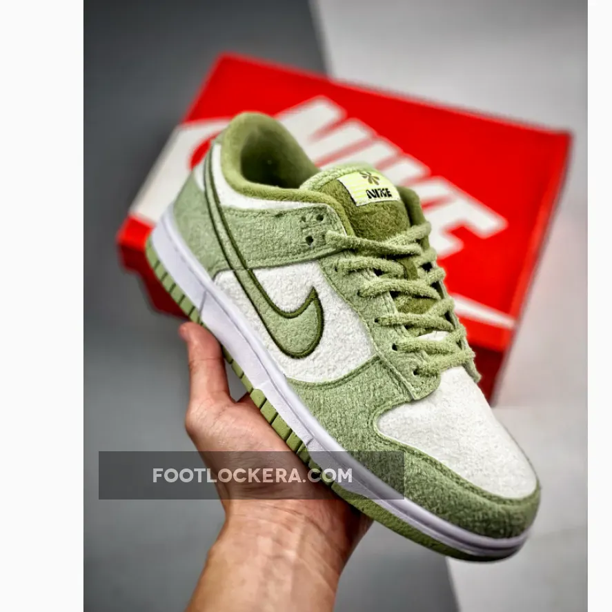 Nike Dunk Low 'Fleece' Honeydew/Phantom-Alligator-White-Black, Nike Dunks Fleece DQ7579-300