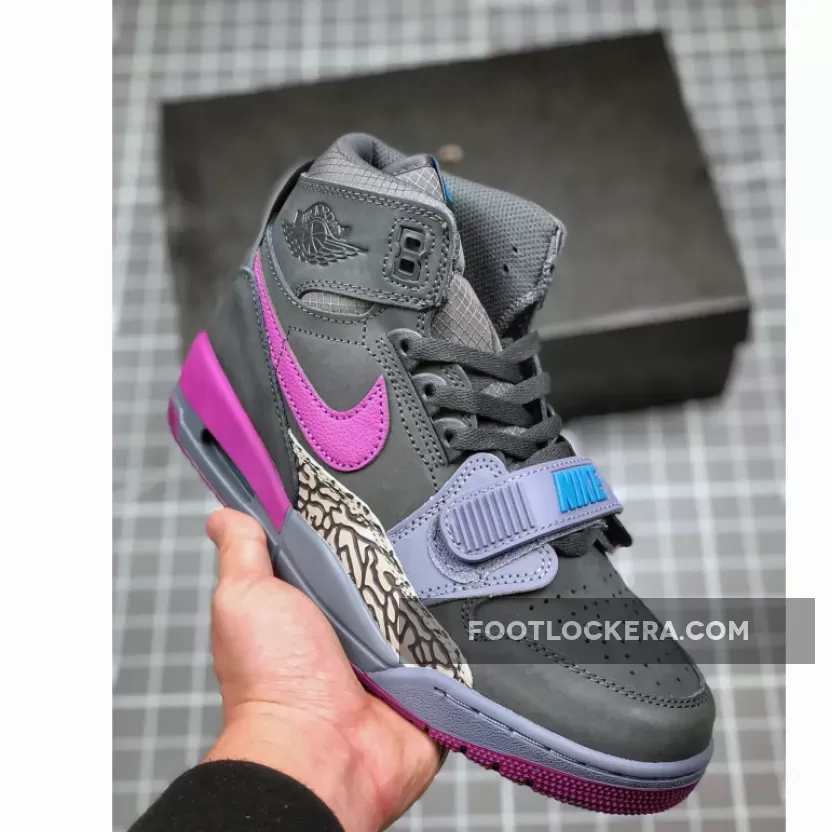 Jordan Legacy 312 Grey Purple AV3922-005 - jordan 312 grey