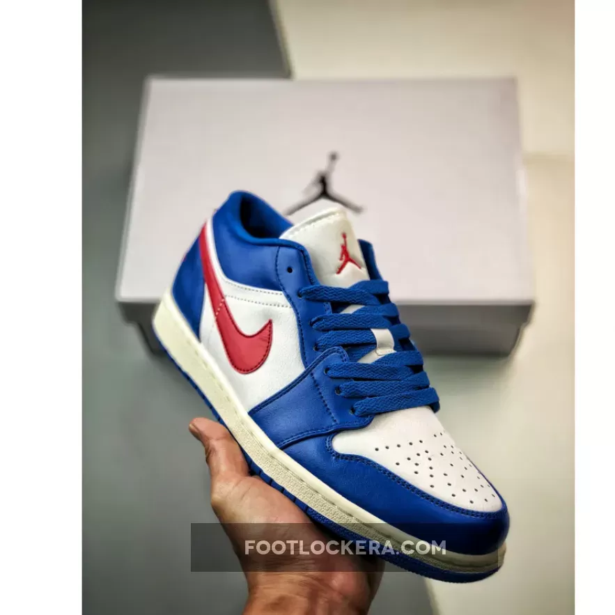 Air Jordan 1 Low Sport Blue/Gym Red-White DC0774-416 Online