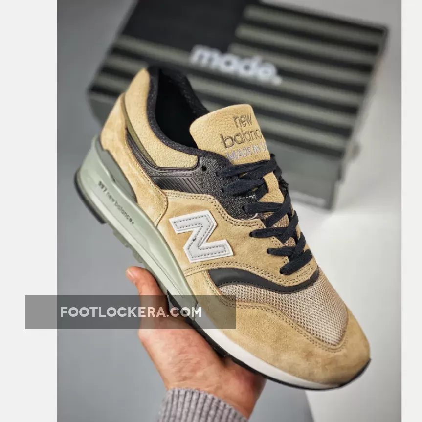 New Balance 997 Tan/Brown earth tone shoes