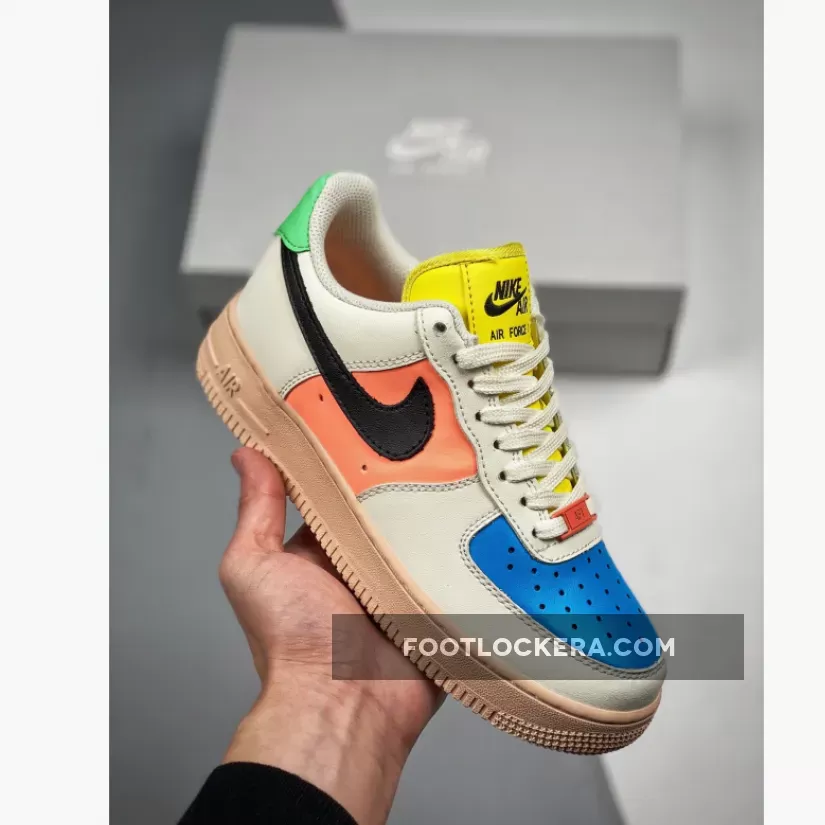 Sail Color Nike Nike Air Force 1 '07 Sail/Black-Bright Mango DJ5933-100