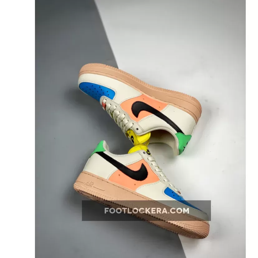 Sail Color Nike Nike Air Force 1 '07 Sail/Black-Bright Mango DJ5933-100