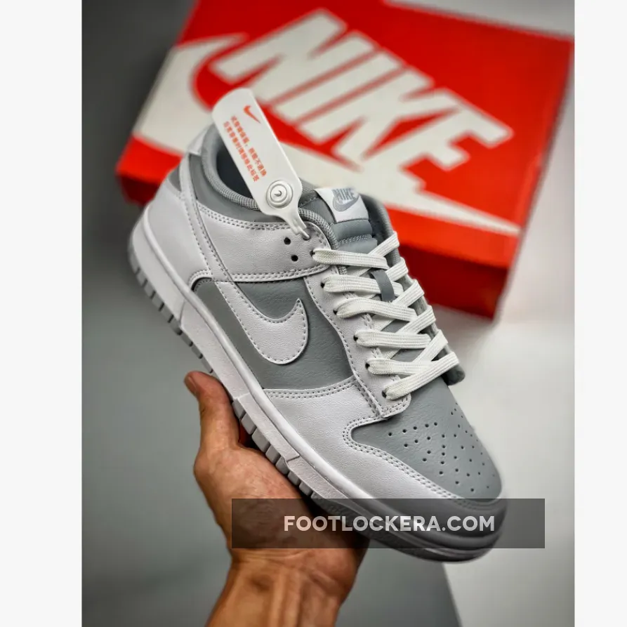 Nike Dunk Low 'Wolf Grey/White' - Gray And White Dunk Lows DJ6188-003