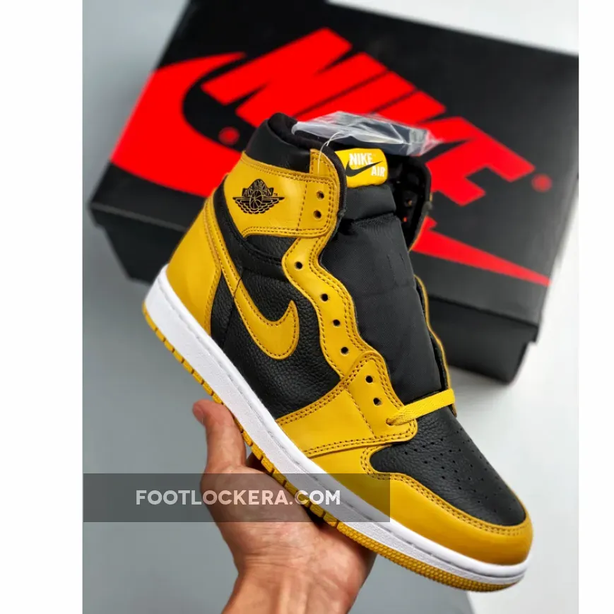 Air Jordan 1 High OG Pollen/Black-White 555088-701 air jordan retro 1 pollen