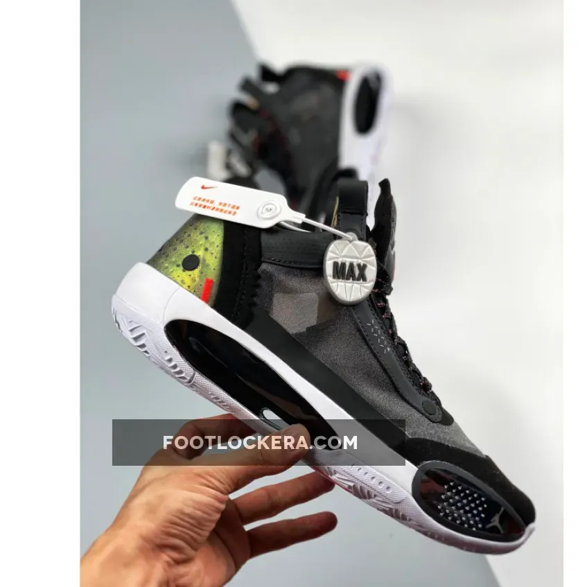 Air Jordan 34 Low 'Heritage' Black/Metallic Silver-White-Red Orbit / Air Jordan 34 Red Orbit CU3473-001