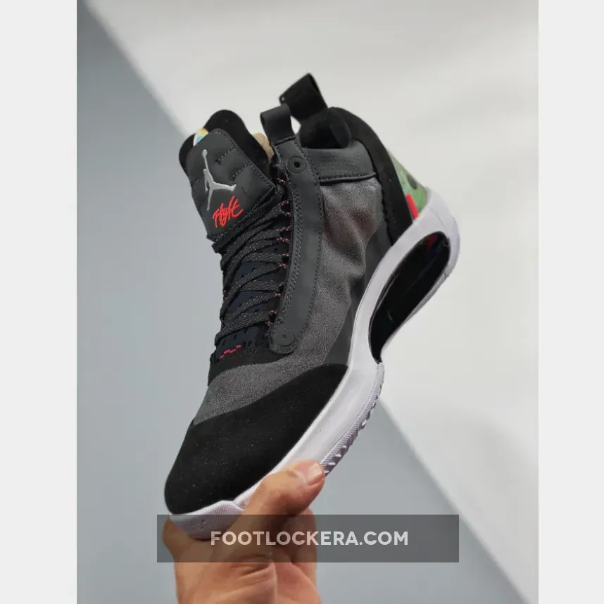 Air Jordan 34 Low 'Heritage' Black/Metallic Silver-White-Red Orbit / Air Jordan 34 Red Orbit CU3473-001