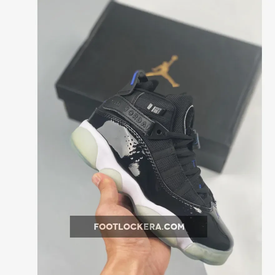 Jordan 6 Rings "Space Jam" Black/Hyper Royal-White 322992-016