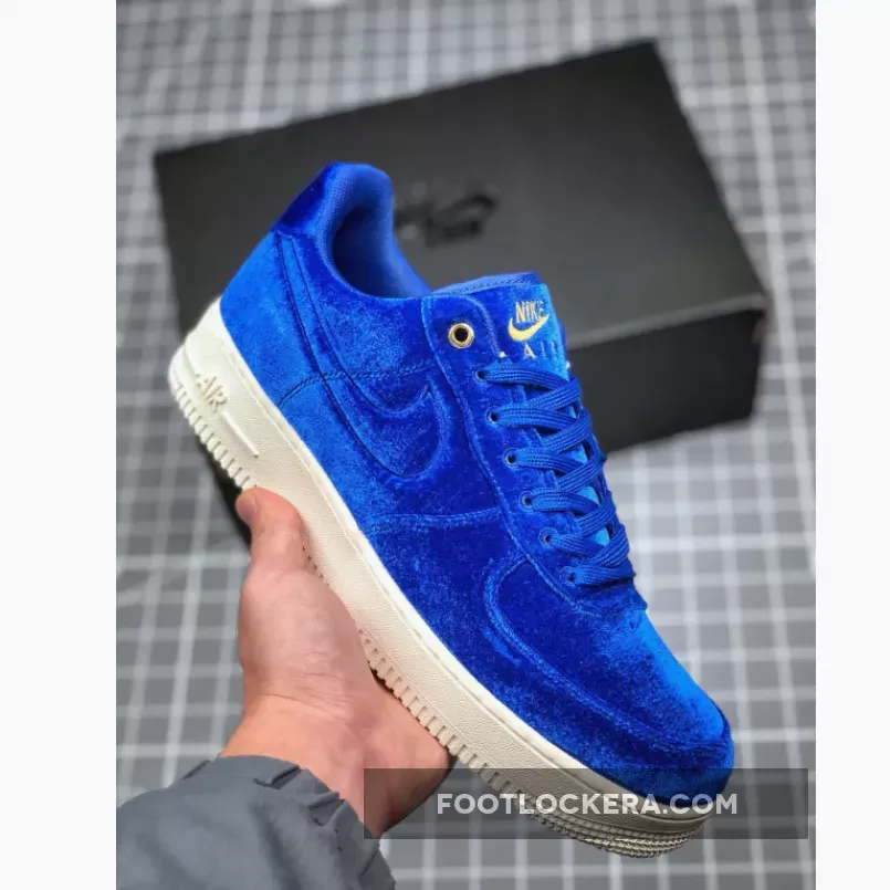 Nike Air Force 1 07 Premium 3 Blue AT4144-400 / blue velvet nikes