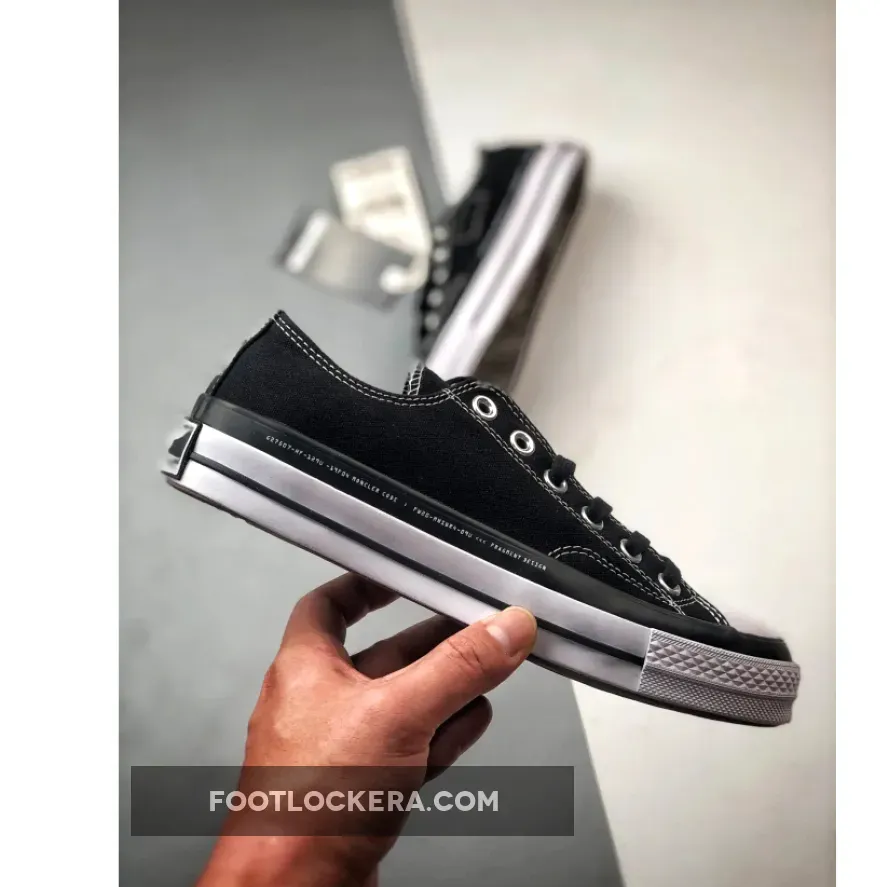 7 MONCLER x fragment design x Converse Chuck 70 Ox Black White 7 MONCLER x fragment design x Converse Chuck 70 Ox Black White