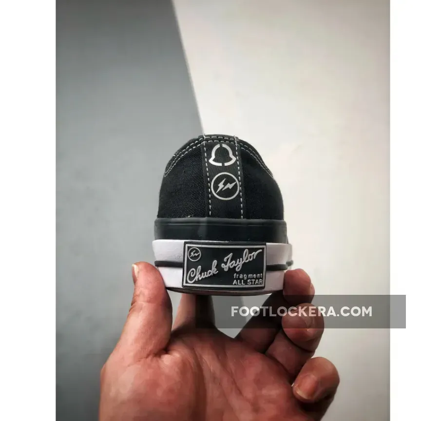 7 MONCLER x fragment design x Converse Chuck 70 Ox Black White 7 MONCLER x fragment design x Converse Chuck 70 Ox Black White