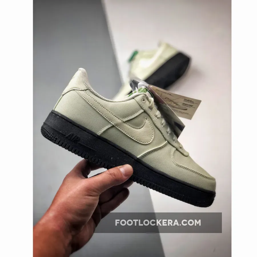 Air Force 1 Low ‘Sustainable Canvas" Sea Glass/Black/Chlorophyll