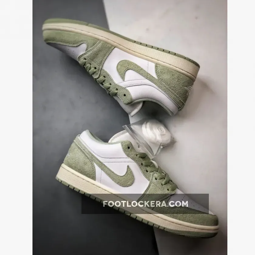 Air Jordan 1 Low Shaggy Green Suede Air Jordan 1 Low Shaggy Green Suede