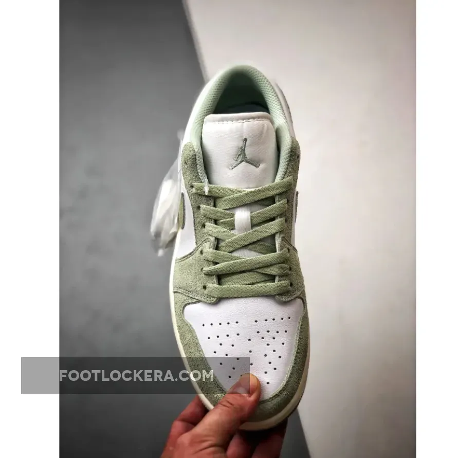 Air Jordan 1 Low Shaggy Green Suede Air Jordan 1 Low Shaggy Green Suede