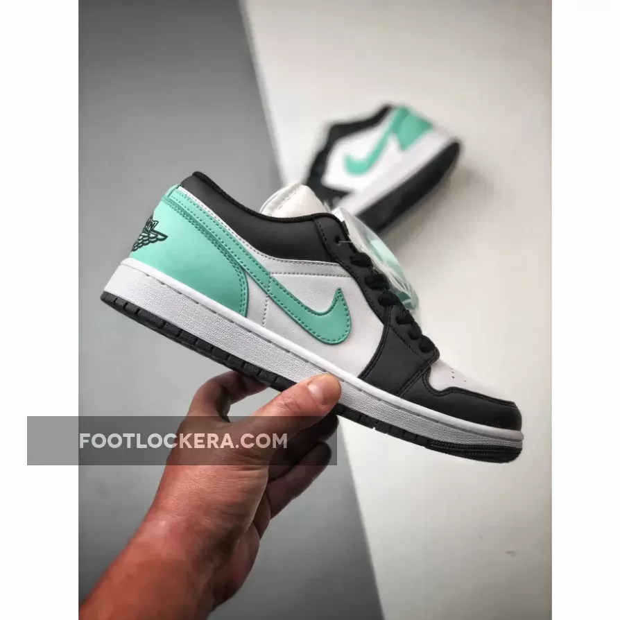jordan low white and green