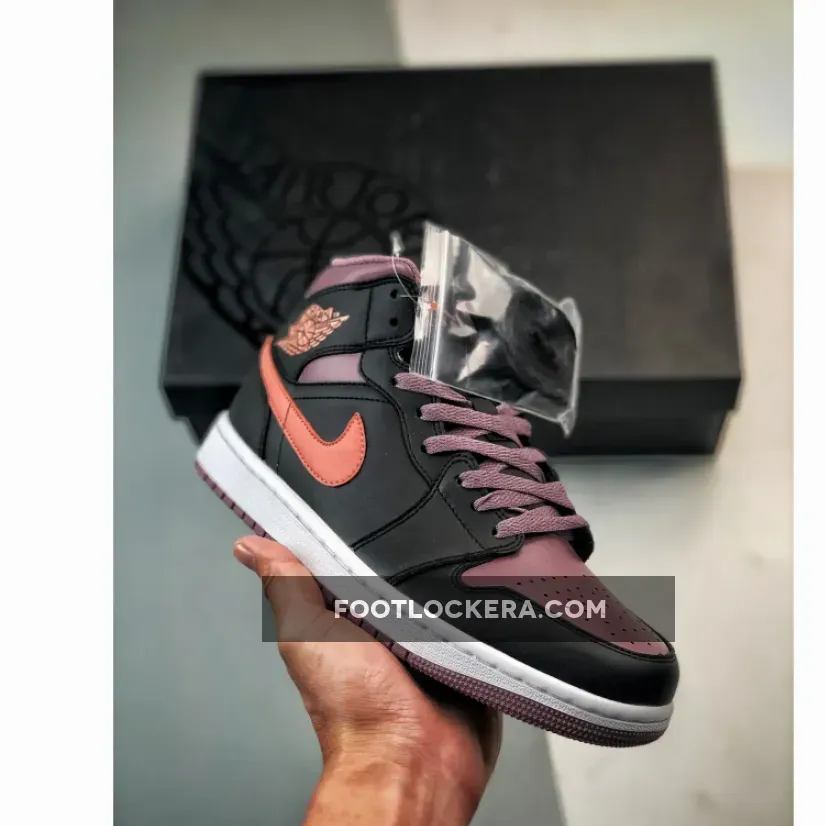 Air Jordan 1 Mid Black Sky J Mauve