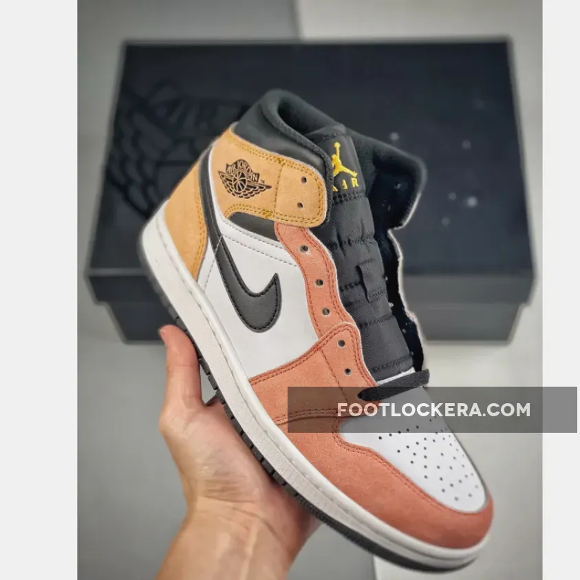 Air Jordan 1 Mid "Flight Club" Magic Ember/Sundial