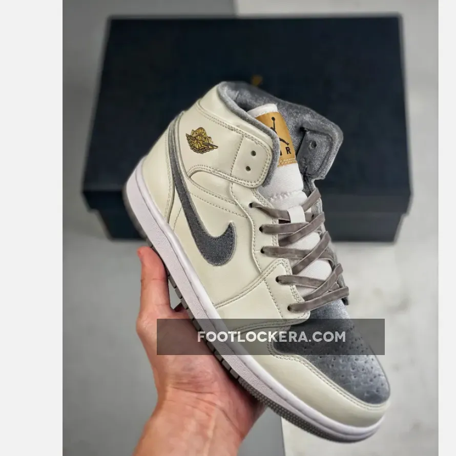 Air Jordan 1 Mid GS Velvet Toe
