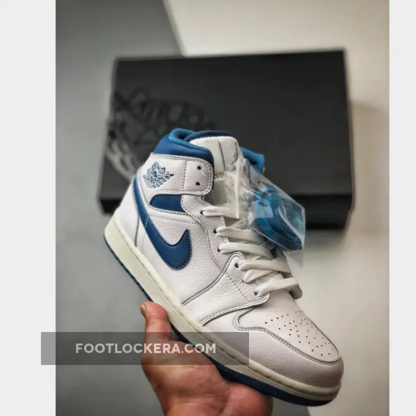 Air Jordan 1 Mid Industrial Blue