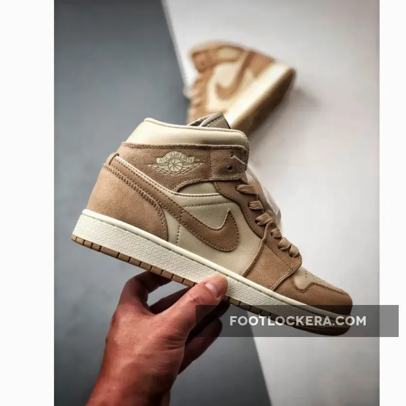 Air Jordan 1 Mid Light Tan Suede Air Jordan 1 Mid Light Tan Suede
