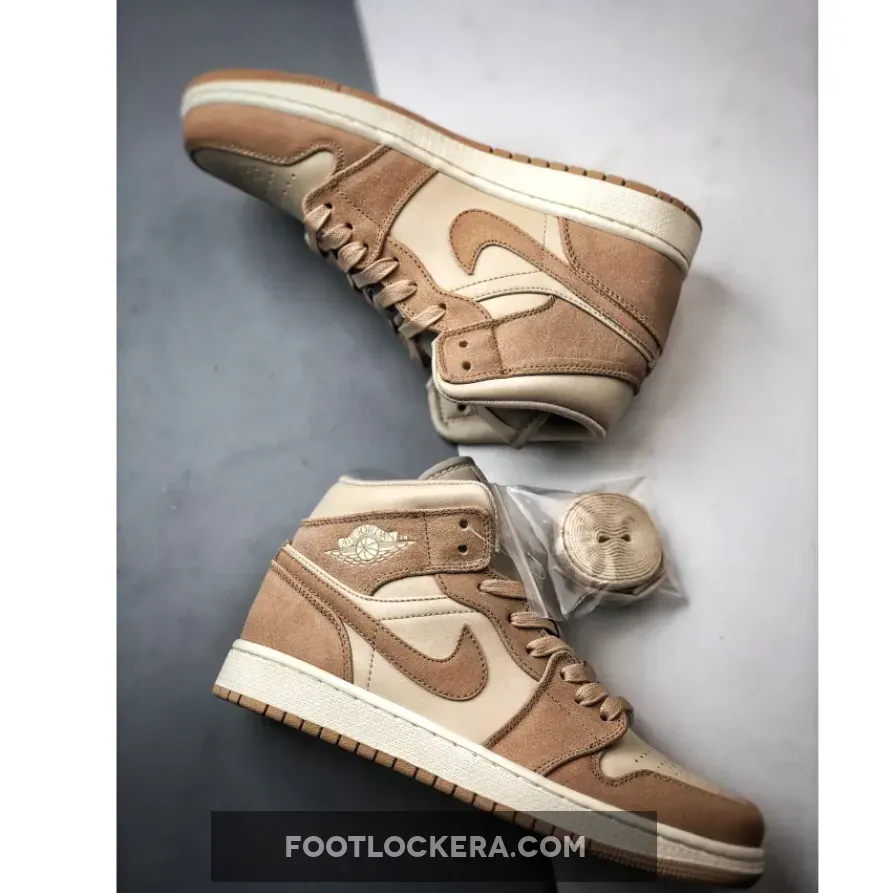 Air Jordan 1 Mid Light Tan Suede Air Jordan 1 Mid Light Tan Suede