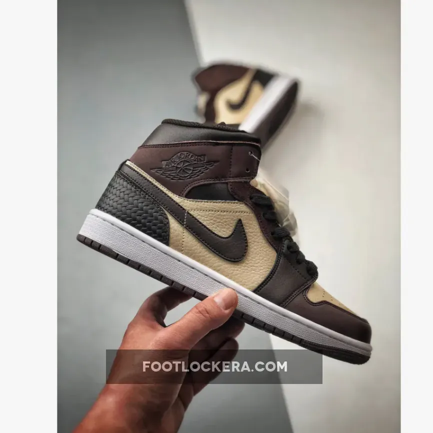 Air Jordan 1 Mid SE "Paris YMCA" Velvet Brown/Sanddrift
