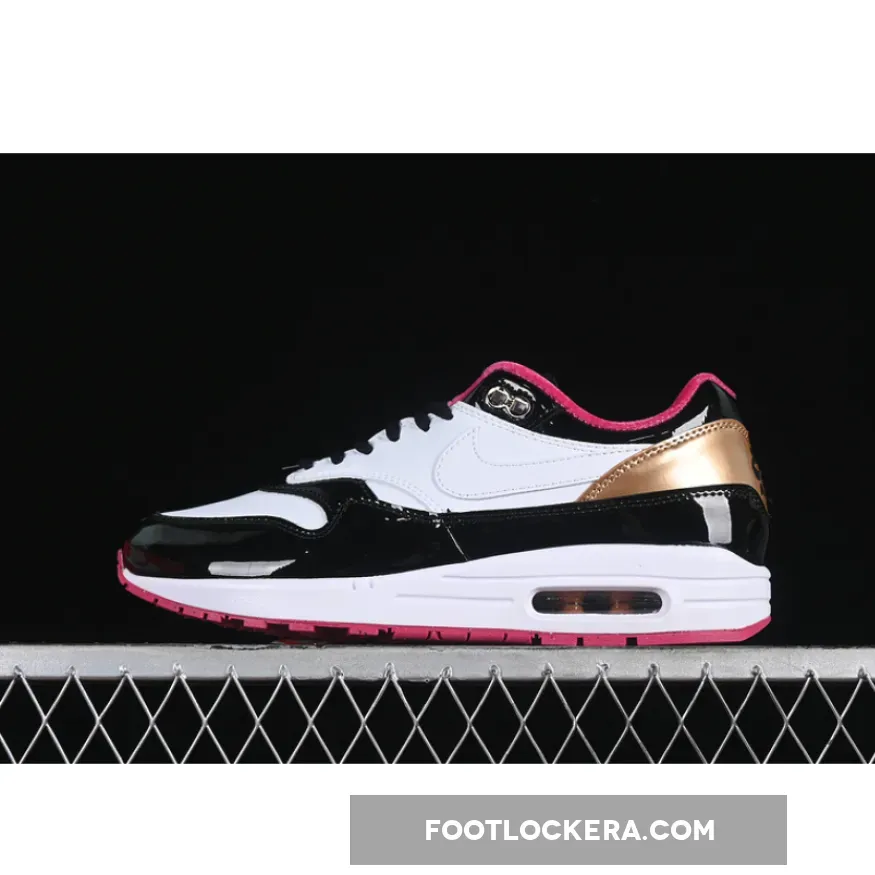 AIR MAX 1 GRAND PIANO WHITE/WHITE-BLACK-METALLIC GOLD-PINK RISE