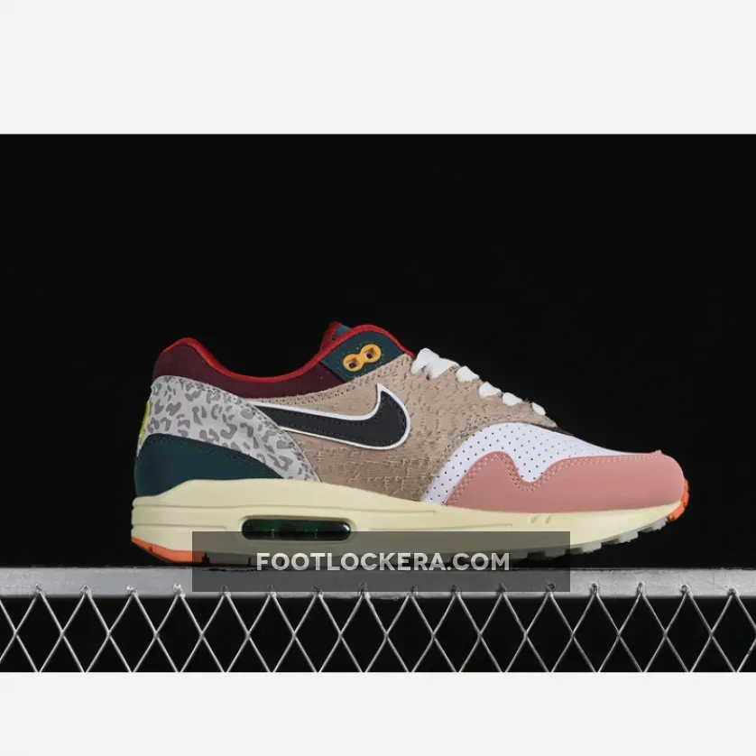 AIR MAX 1 PE WHITE/PINK/BROWN/RED/GREEN/GREY