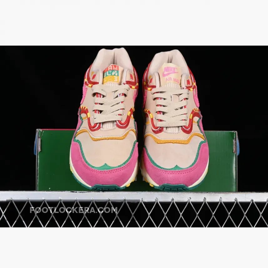 AIR MAX 1 PINK/GREEN/BROWN/ORANGE AIR MAX 1 PINK/GREEN/BROWN/ORANGE